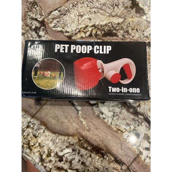 DOG‎ poop grabber with bag holder - Picture 1 of 3